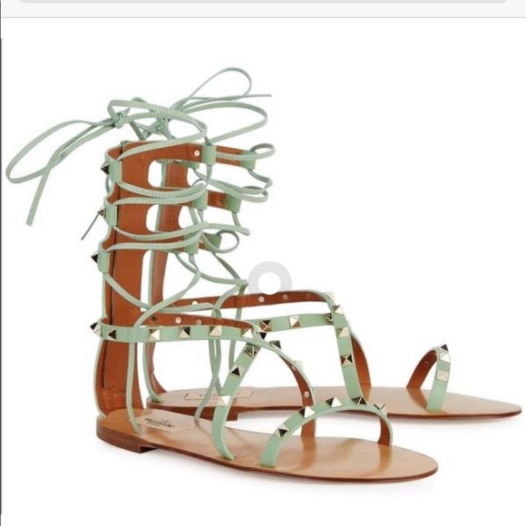 Valentino Shoes - Valentino Rockstud Gladiator Sandals